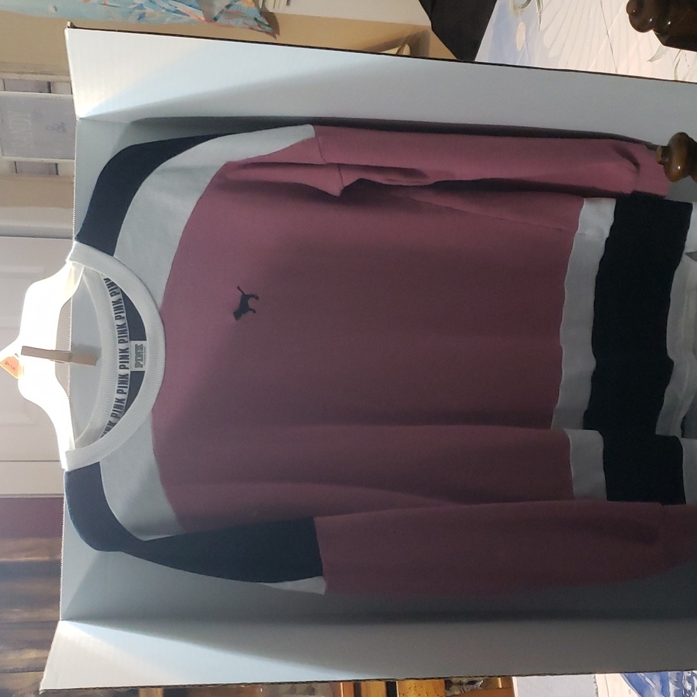 Xs Pink long sleeve pull over